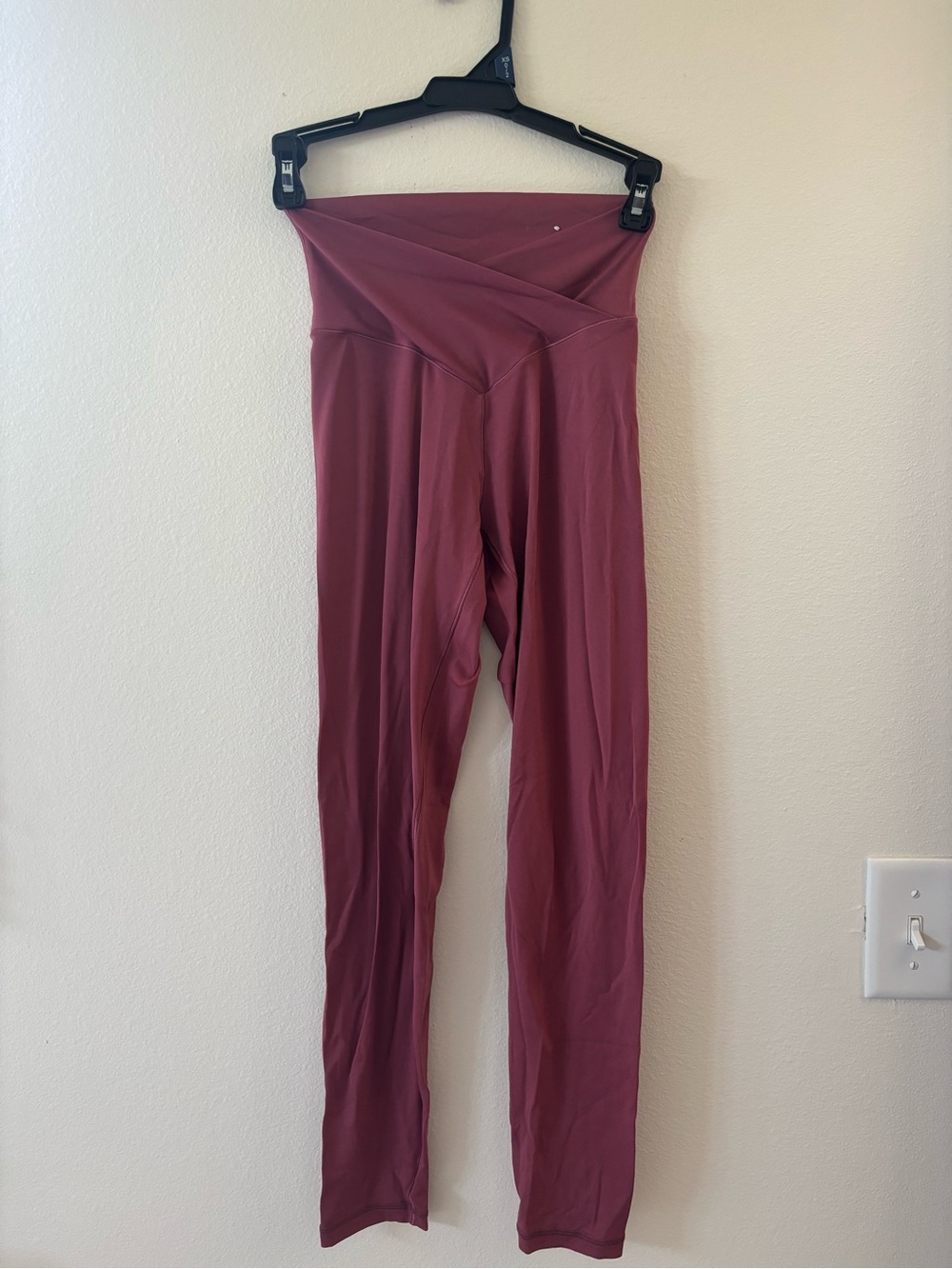 aerie offline pink crossover women’s high rise leggings size small